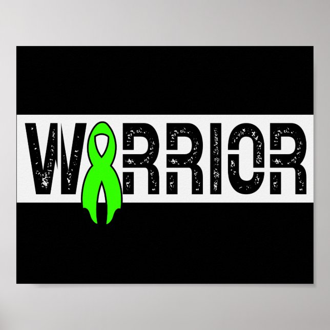 Hodgkins Lymphoma Warrior Cancer Awareness Support Poster (Framsidan)
