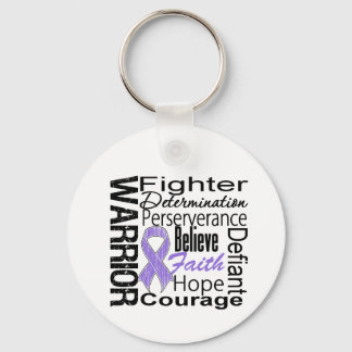 Hodgkins Lymphoma Warrior Collage Nyckelring
