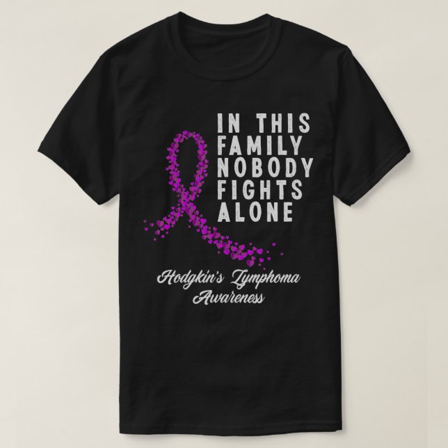 Hodgkin's Lymphoma Warrior Hodgkin Lymphoma Awaren T Shirt (Design framsida)