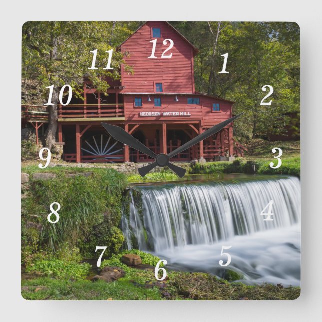 Hodgson Mill liggande väggklocka (Framsida)