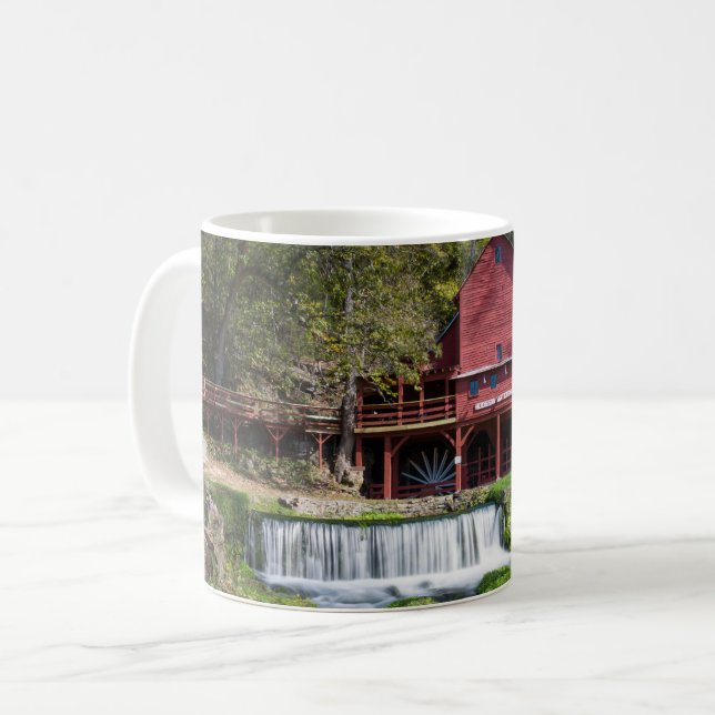 Hodgson Vatten Mill Landcape Coffee Mugg (Framsida vänster)