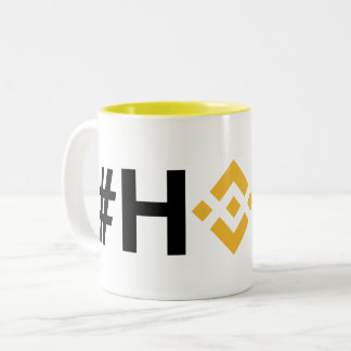 #HODL Binance (BNB) Two-Tone Mugg