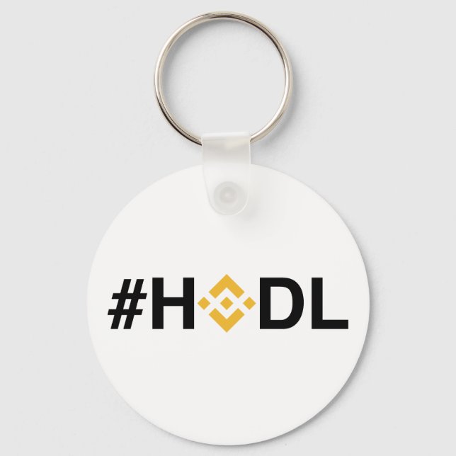 #HODL-bindning (BNB)-nyckelkedja Nyckelring (Framsida)