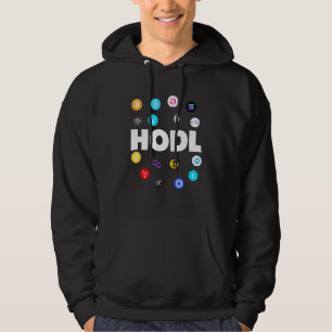 Hodl Bitcoin Etherum Cardano Xrp Cryptocurrency B Hoodie
