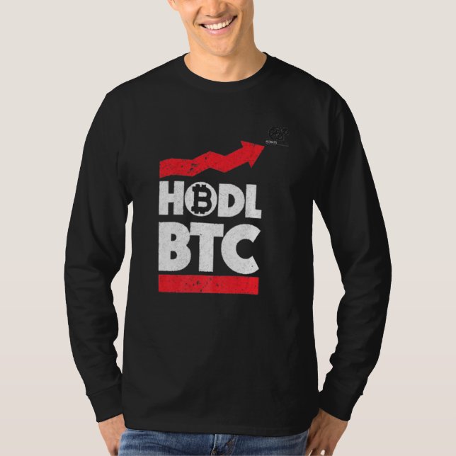 Hodl Btc T Shirt (Framsida)