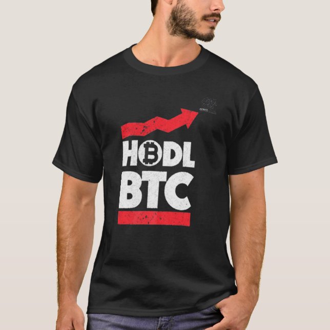 Hodl Btc T Shirt (Framsida)