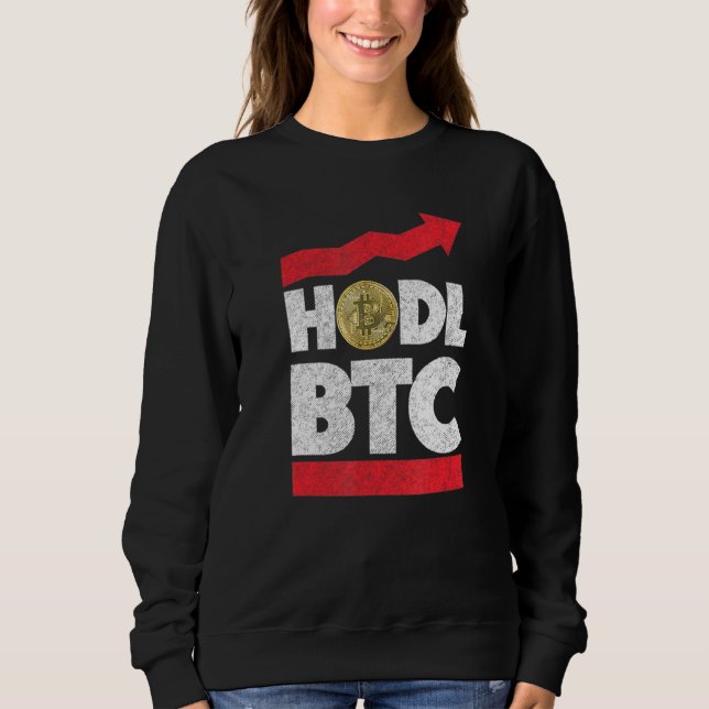 Hodl Buy and hold Bitcoin Hodl T Shirt (Framsida)