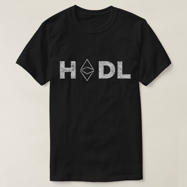 HODL Ethereum Crypto Trader T-shirt (Design framsida)