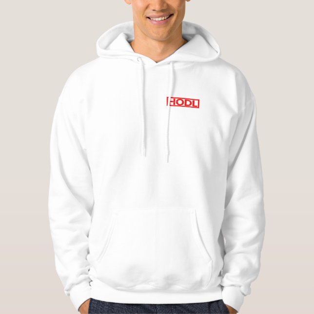 Hodl Frimärke Hoodie (Framsida)