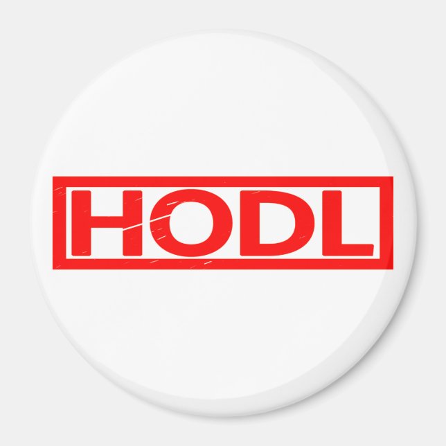 Hodl Frimärke Magnet (Framsidan)