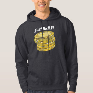 HODL IT Cryptocurrency-flagga Hoodie