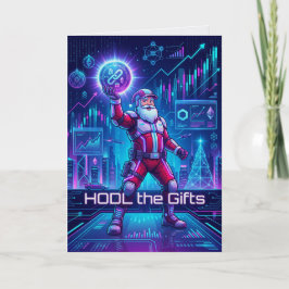 HODL Julkort med kryptovaluta Bitcoin-innehavare G Tack Kort