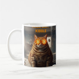 HODL & Kibble: Bitcoin Baron Cat Kaffemugg