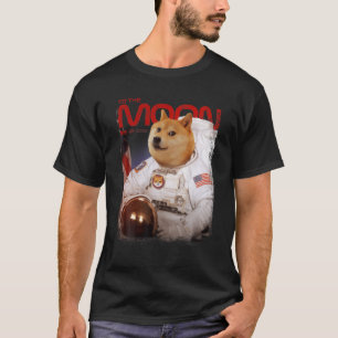 HODL SHIB to Måne Astronaut Shiba Inu Token Cr T Shirt