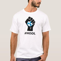 HODL skvalpar XRP-logotypen: Svart