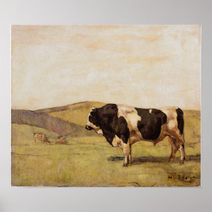 Hodler - Bull 1878 Poster