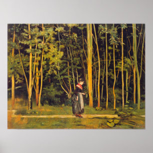 Hodler - Kant i Skogen 1885 Poster