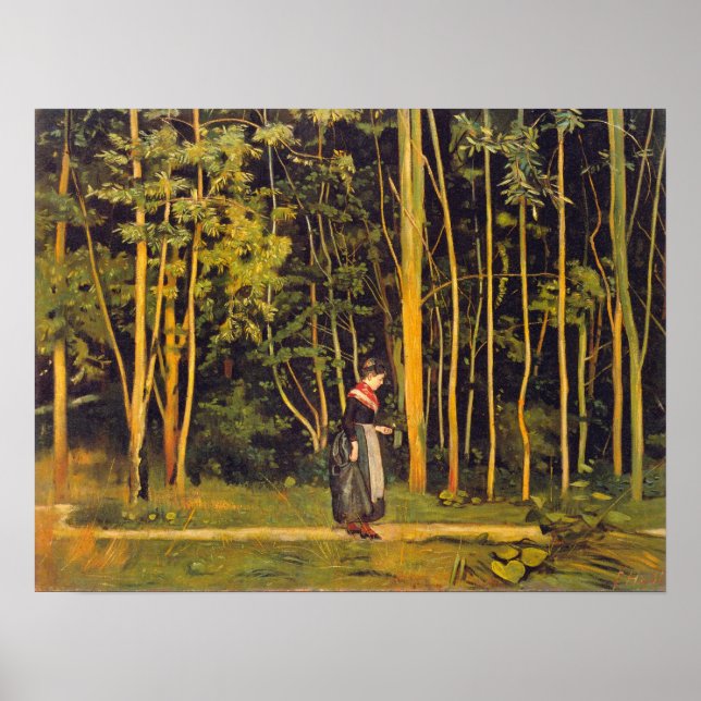 Hodler - Kant i Skogen 1885 Poster (Framsidan)