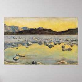 Hodler - Maggiadelta före Soluppgång 1893 Poster