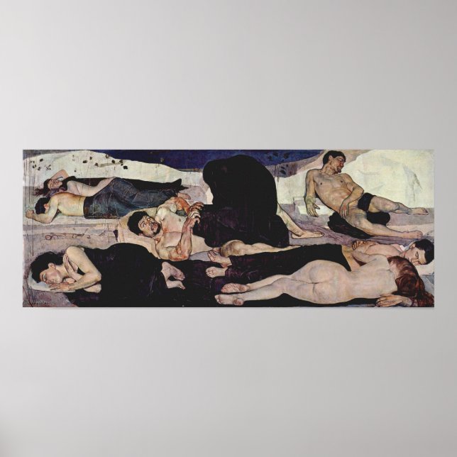 Hodler - Natt Poster (Framsidan)