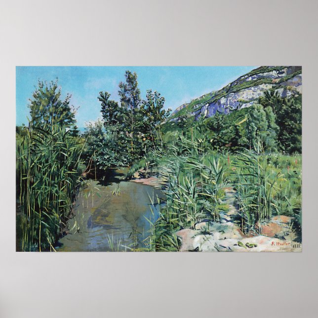 Hodler - Saleve 1890 Poster (Framsidan)