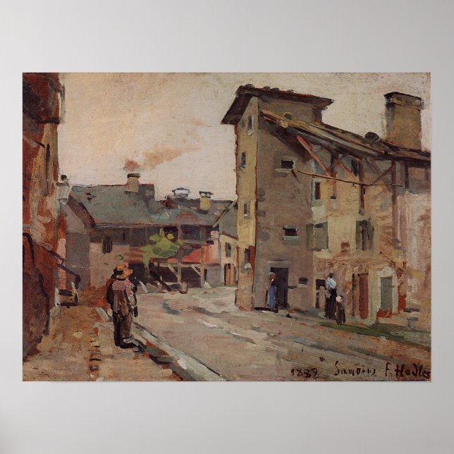 Hodler - Samoens 1882 Poster (Framsidan)