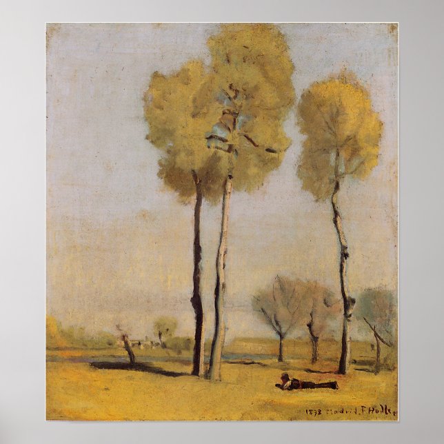 Hodler - Spansk landskap 1878 Poster (Framsidan)