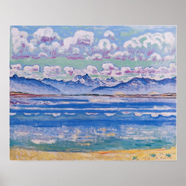 Hodler - Weisshorn of Montana 1915 Poster (Framsidan)