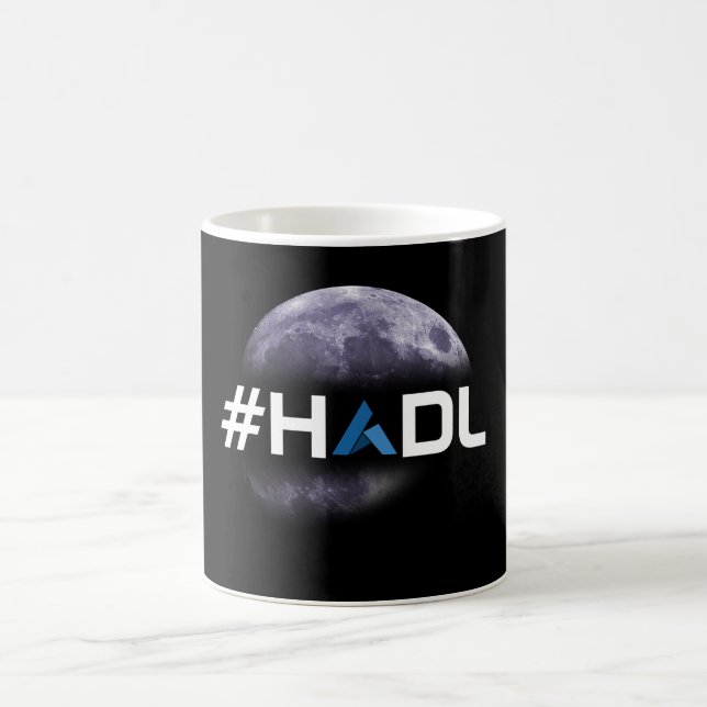 #HODLhetta till månesvartmuggen Kaffemugg (Center)