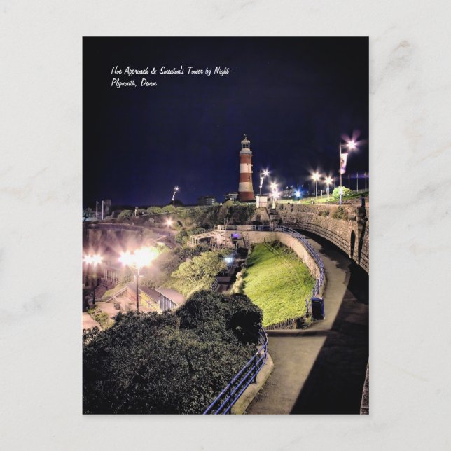 Hoe Approach and Smeaton's Torn by Night Vykort (Framsida)