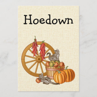 Hoedown Inbjudningar