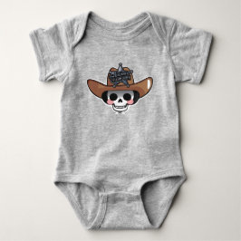HoeDown Throwdown, Cowboy Skelett Baby Bodysuit T Shirt