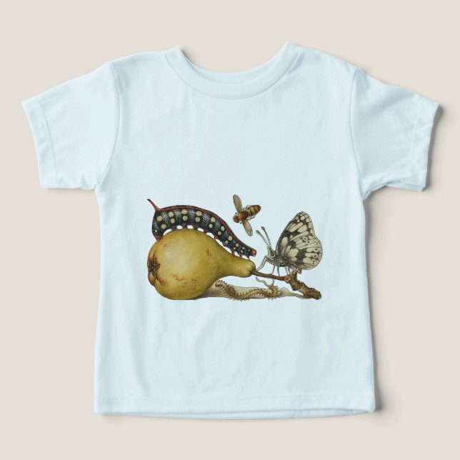 Hoefnagel Vintage Päron & Insekter 1500-talet Renä Tröja (Design Framsida)