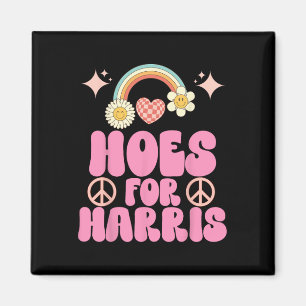 Hoes for Harris Funny Kamala Voter 2024 Wheimer Hu Magnet