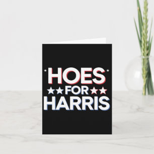 Hoes for Harris Funny Kamala Voter 2024 Wheimer Us Kort