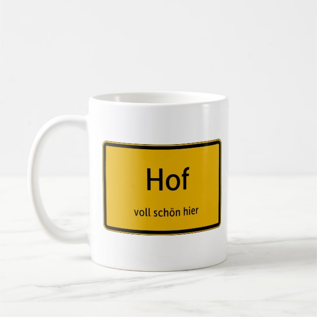 Hof Tasse Kaffeetasse Teetasse Kaffemugg (Vänster)