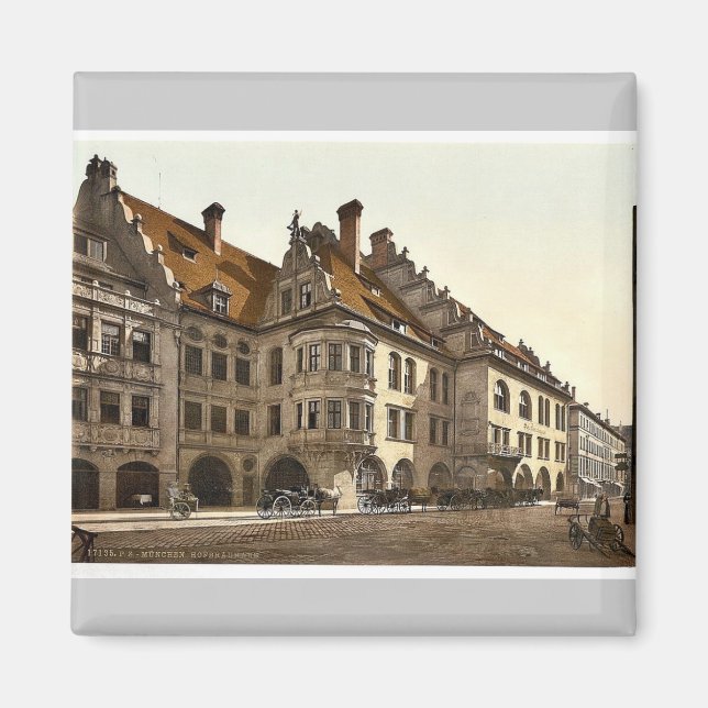 Hofbrauhaus, München, Bayern, Tyskland klassisk Ph Magnet (Framsidan)