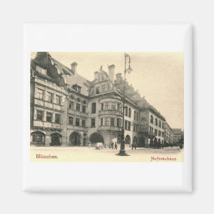 Hofbrauhaus, München, Tyskland 1900-Vintage Magnet
