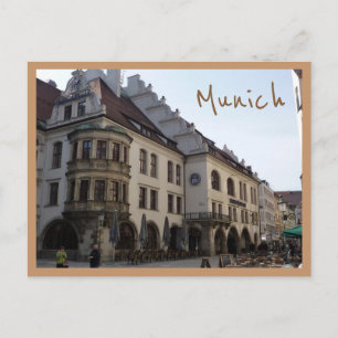 Hofbräuhaus (Munich) med text Vykort
