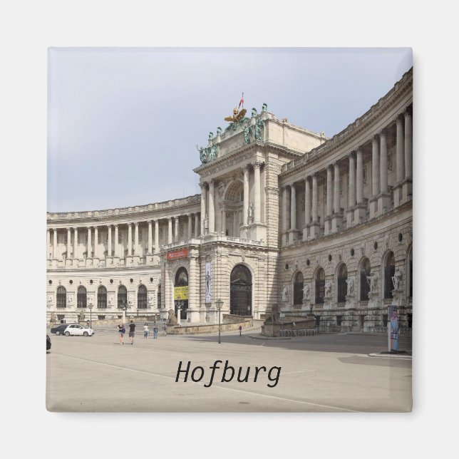 Hofburg Palace, Wien, Österrike Magnet (Framsidan)