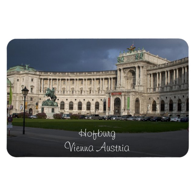 Hofburg, Wien Österreich Magnet (Horisontell)