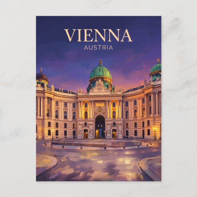 Hofburgpalatset Österrike Vykort (Framsida)