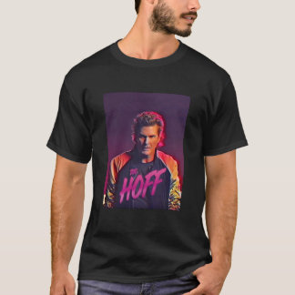 Hoff - David Hasselhoff Retro Allover Patten T Shirt