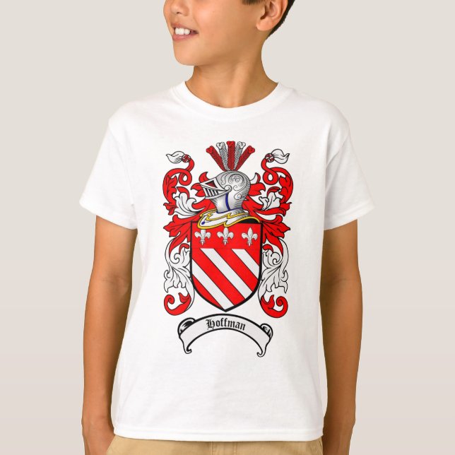 HOFFMAN FAMILY CREST - HOFFMAN JACKA AV ARM T-SHIRT (Framsida)