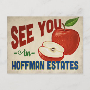 Hoffman Gods Illinois Apple - Vintage resor Vykort