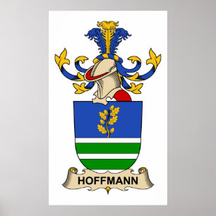Hoffmann familjvapensköld poster