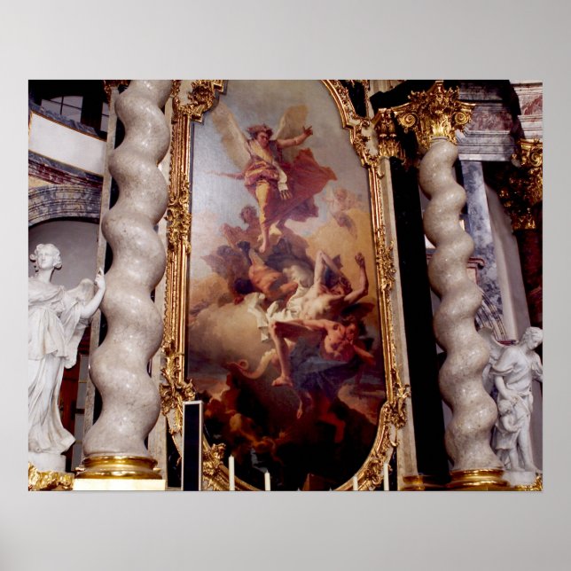 Hofkirche Chapel i Residenz Palace. Poster (Framsidan)