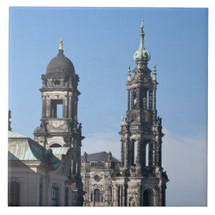 Hofkirche (Hovkyrkan) Dresden Kakelplatta