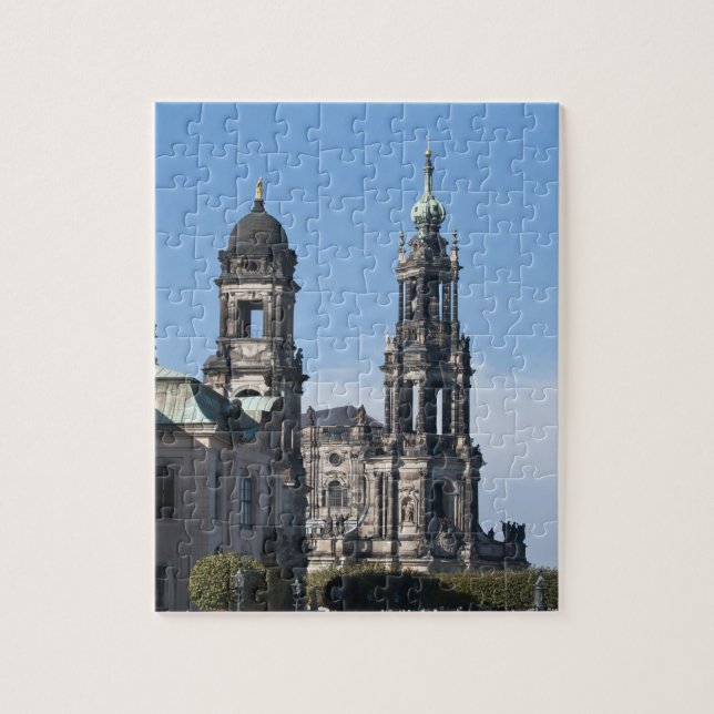 Hofkirche (Hovkyrkan) Dresden Pussel (Vertikal)