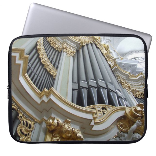 Hofkirche Tyskland Pipe Organ Laptop Sleeve (Framsidan)